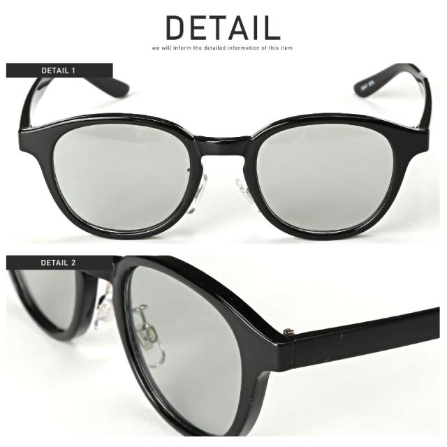 サングラスメンズグラサンボストンメガネ【ボストンサングラス】UVカット紫外線カット黒縁黒フレームカラーレンズアイウェアグレーブルーブラウングリーンセレブモデル小顔ユニセックス 11