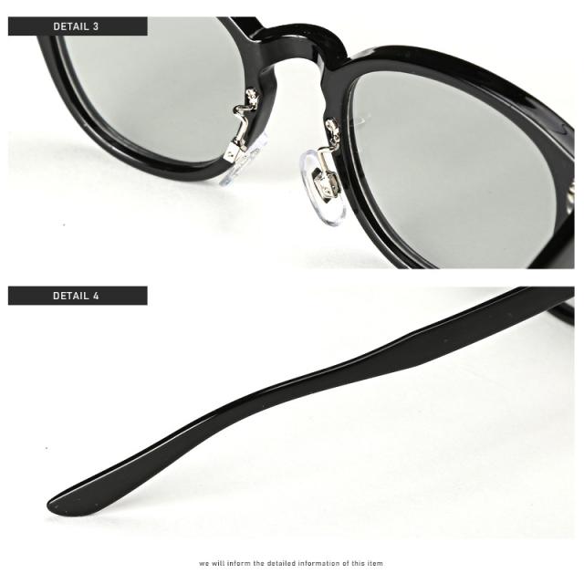 サングラスメンズグラサンボストンメガネ【ボストンサングラス】UVカット紫外線カット黒縁黒フレームカラーレンズアイウェアグレーブルーブラウングリーンセレブモデル小顔ユニセックス 12