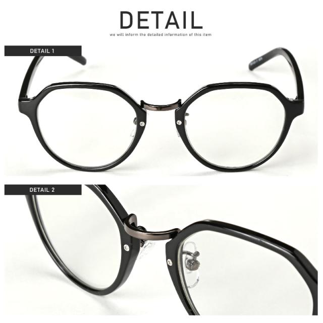 サングラスメンズレディースグラサンボストン【ボストンサングラス】ウィリントン丸型UVカットスモークカラーレンズクリアレンズべっこうフレームブラックブルーお洒落ユニセックス 12