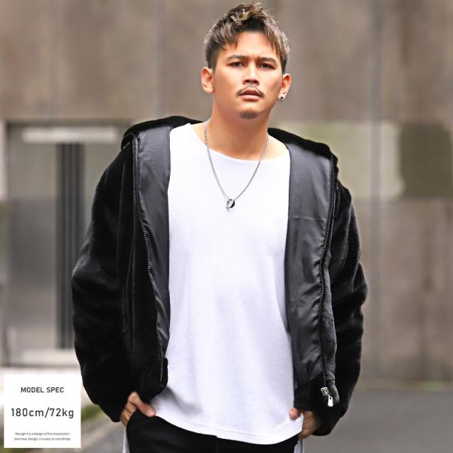 ネックレス メンズ レディース チェーンネックレス リング レザー メンズネックレス アクセサリー リングモチーフ ペンダント 合成皮革 喜平チェーン ギフト プレゼント 男性 アクセ 小物 ビター系 BITTER aa-1074 4