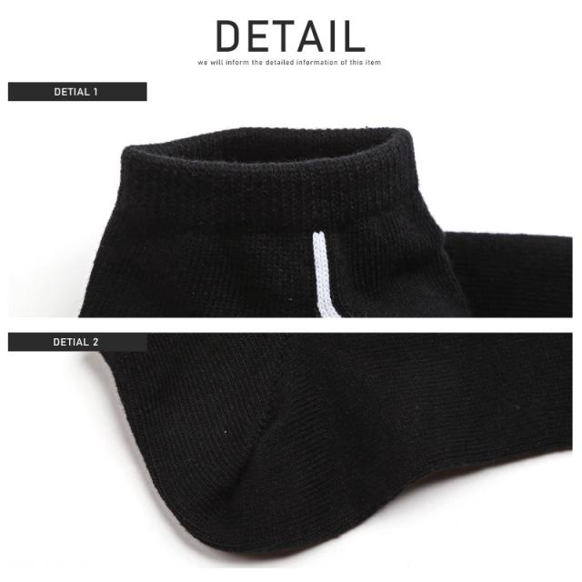 靴下メンズソックスくつ下クルーソックスラインシンプル【THESOX(ザソックス)シンプルラインソックス】くるぶしショート丈短いスニーカーソックスワンポイントカジュアルプレゼントギフト紳士靴下 5