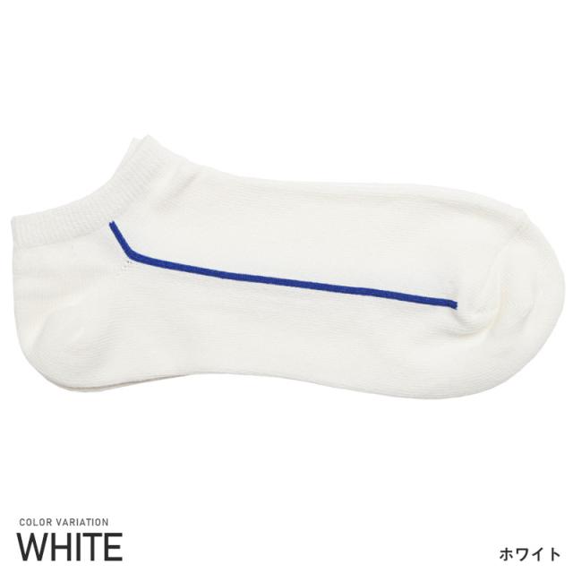 靴下メンズソックスくつ下クルーソックスラインシンプル【THESOX(ザソックス)シンプルラインソックス】くるぶしショート丈短いスニーカーソックスワンポイントカジュアルプレゼントギフト紳士靴下 2