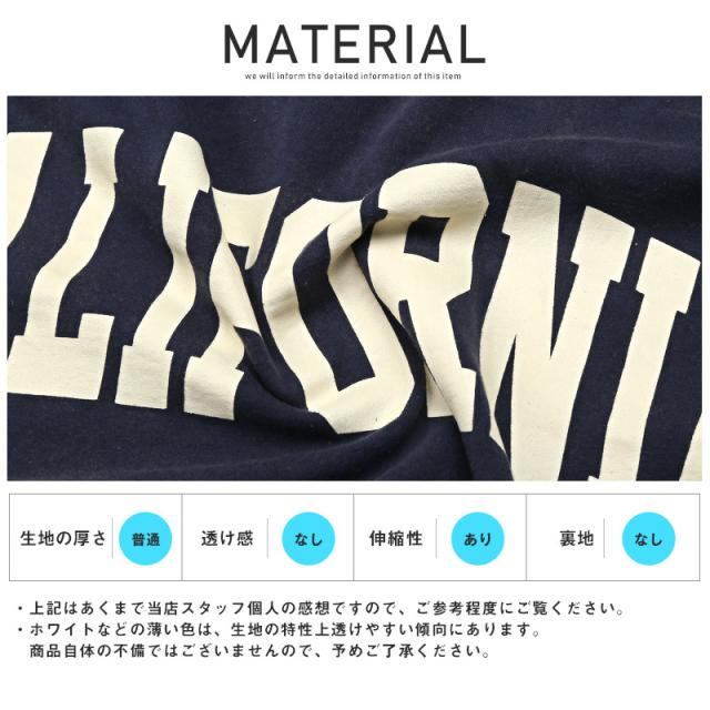 Tシャツ メンズ 半袖 ビッグシルエット カレッジ ロゴ プリント メンズTシャツ 半袖Tシャツ カットソー CALIFORNIA 英字 ケミカル加工 色落ち 古着風 ルーズ カジュアル ストリート aa-1533 11