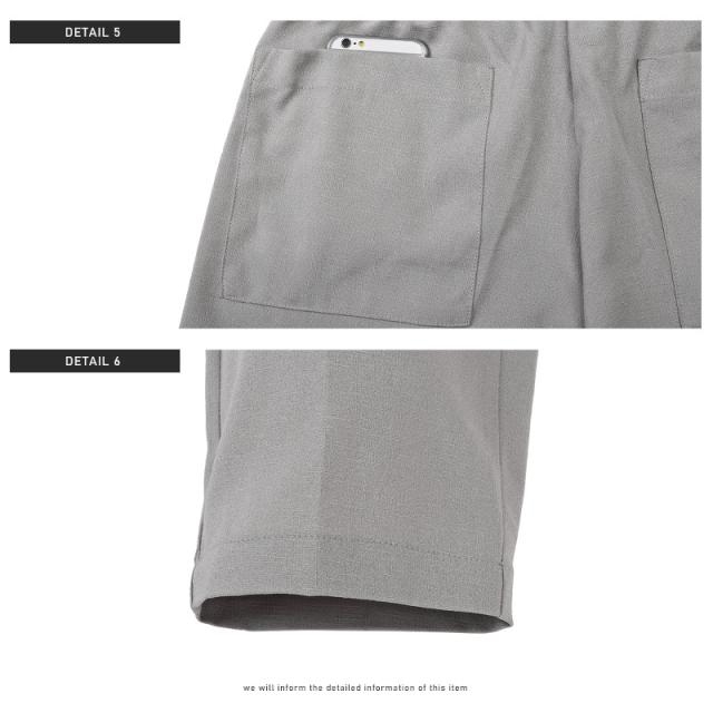 テーパードパンツメンズアンクル丈スラックス速乾麻風トラウザー【速乾タックテーパードアンクルパンツ】アンクルパンツボトムスイージーパンツワイド丈リネン風カジュアルキレイめ春夏ビター系BITTER 13