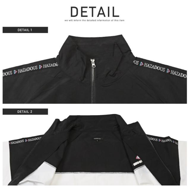 スタンドジャケットメンズレディースナイロンロゴ刺繍ビッグシルエット【ナイロンスタンドジャケット】アウタースタンドカラーウィンドブレーカー大きめ軽量ロゴテープカジュアルスポーツビター系BITTER 9