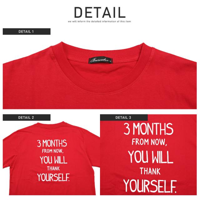 Tシャツメンズレディース半袖ロゴバックプリント【バックロゴプリント半袖Tシャツ】カットソークルーネック英字ホワイトブラックレッドストリートシンプル韓国系春夏MLXLユニセックス 10