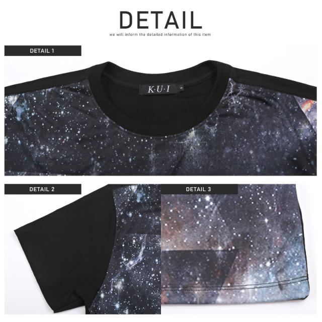 Tシャツ メンズ 半袖 ビッグシルエット グラフィック スカル パイナップル フラワー ギャラクシー メンズTシャツ 半袖Tシャツ クルーネック ホワイト ブラック ゆったり 春夏 ストリート 韓国 aa-2618 12