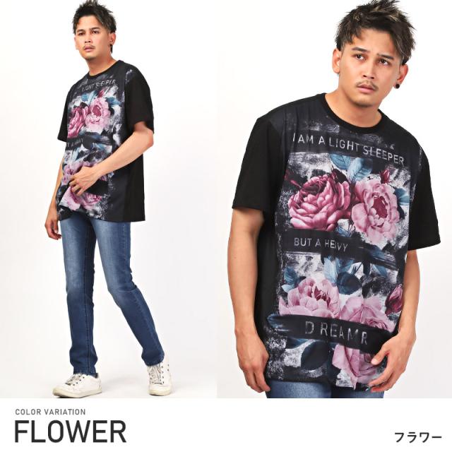 Tシャツ メンズ 半袖 ビッグシルエット グラフィック スカル パイナップル フラワー ギャラクシー メンズTシャツ 半袖Tシャツ クルーネック ホワイト ブラック ゆったり 春夏 ストリート 韓国 aa-2618 9