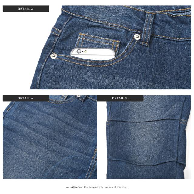 デニムパンツ メンズ デニム ストレッチ ジーンズ 7分丈 スキニー ボトムス クロップド丈 半端丈 スリム タイト 伸縮性 細身 ジーパン Gパン カジュアル 10