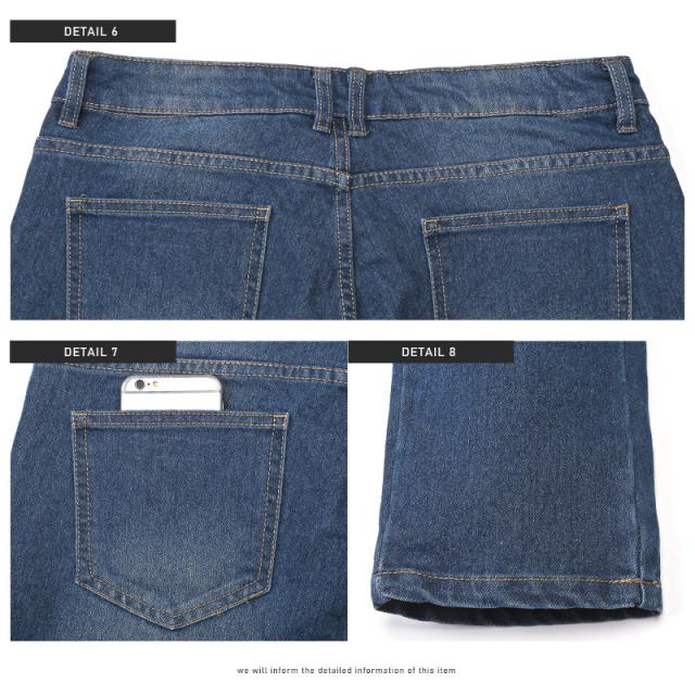 デニムパンツ メンズ デニム ストレッチ ジーンズ 7分丈 スキニー ボトムス クロップド丈 半端丈 スリム タイト 伸縮性 細身 ジーパン Gパン カジュアル 11