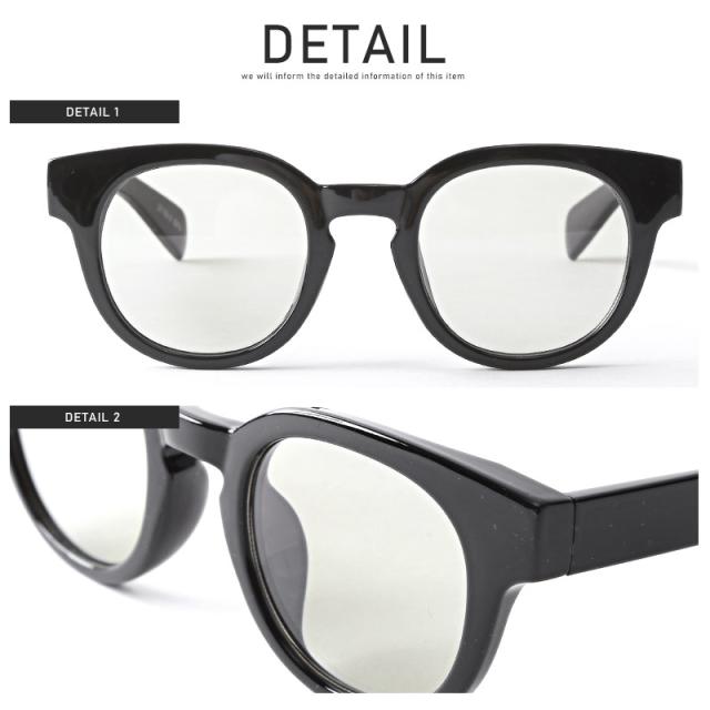 サングラスメンズレディースカラーレンズボストンUVカットボスリントンウェリントンメガネ伊達メガネ黒ぶちグラサンスモークブルーお洒落紫外線対策ユニセックスリゾートサマー夏aa-2664 8