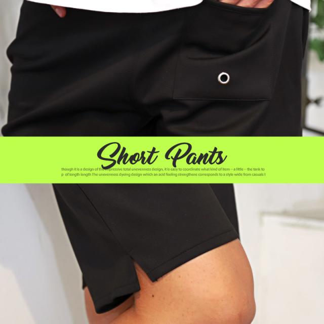 ショートパンツ メンズ ハーフパンツ ダンボールニット 無地 アニマル メンズパンツ イージーパンツ ゼブラ レオパード 豹柄 迷彩 カモフラ 膝上 ネオンカラー ストレッチ サイドスリット カジュアル スポーティ 夏 pm-9686 14