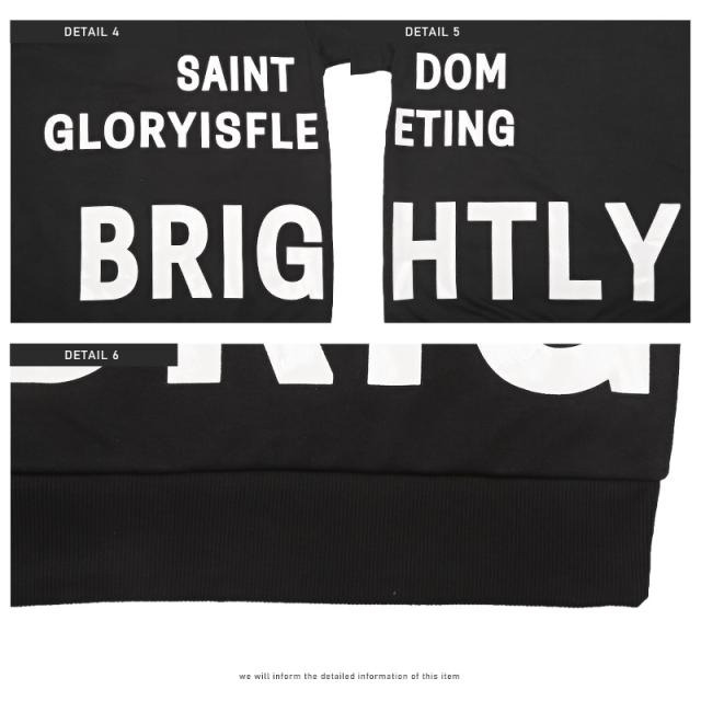 パーカーメンズプルパーカーロゴプリントビッグシルエットメンズパーカーフードフーディートップスビッグロゴ光沢レディースストリート韓国系ユニセックス秋冬ビター系ラフaa-2716 10