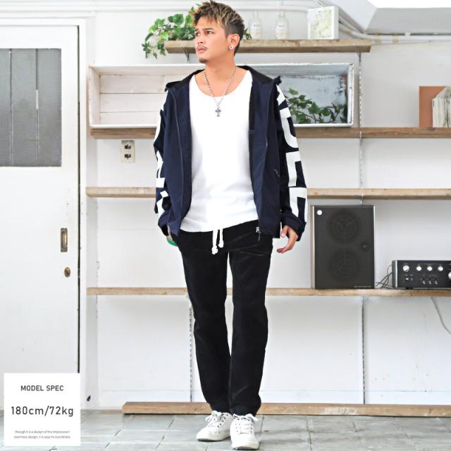 マウンテンパーカー・メンズ・ジャケット・マンパー・袖ロゴ・ストレッチ・アウター・ビッグパーカー・ビッグロゴ・ハイネック・防風・撥水・アウトドア・スポカジ 8