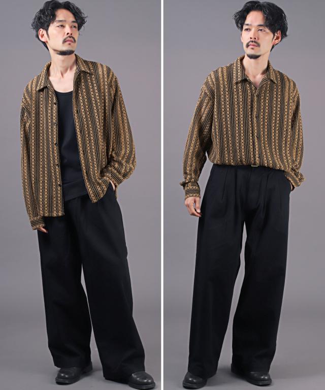 長袖シャツ・メンズ・レディース・レース・ビッグシルエット・ブラウス・ルーズ・レースシャツ・レース編み・バルーンスリーブ・トップス・オーバーサイズ 10