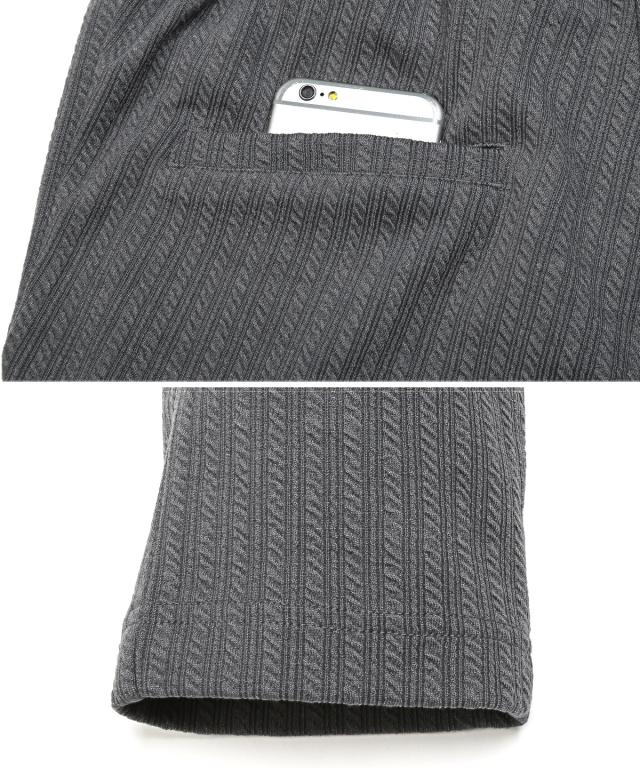 イージーパンツ メンズ スラックス ストレッチ ケーブル 細身 ロングパンツ 総柄 スリム 伸縮性 上品 大人 きれいめ オシャレ 12