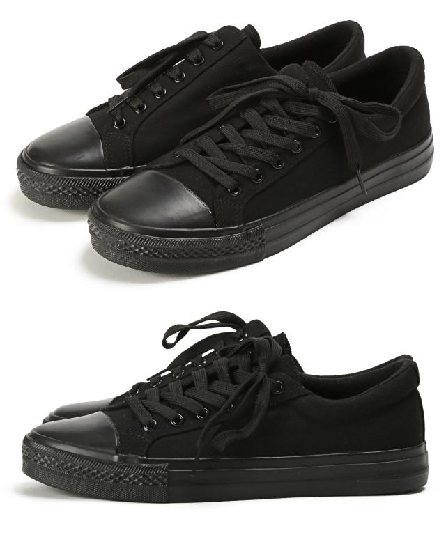 スニーカー メンズ 靴 シューズ ローカット キャンバス レースアップ サイドレース シンプル カジュアル フットウェア スポーティ 通勤 通学 13