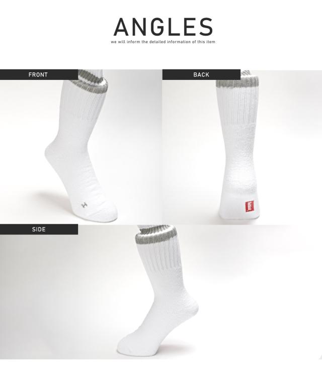 靴下 メンズ ソックス クルーソックス 白 2本ライン 3足セット 3P スケーターソックス 配色 プレゼント ギフト スポーティ ホワイト アウトドア 5