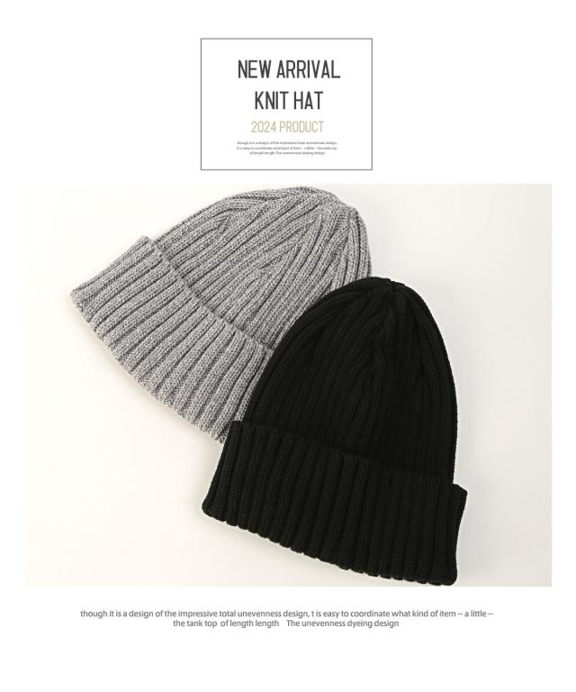 ニット帽・メンズ・ワッチ・ニットキャップ・日本製・リブワッチ・帽子・メンズ帽子・ニットワッチ・メンズキャップ・ビーニー・無地・シンプル・綿・アクリル 5