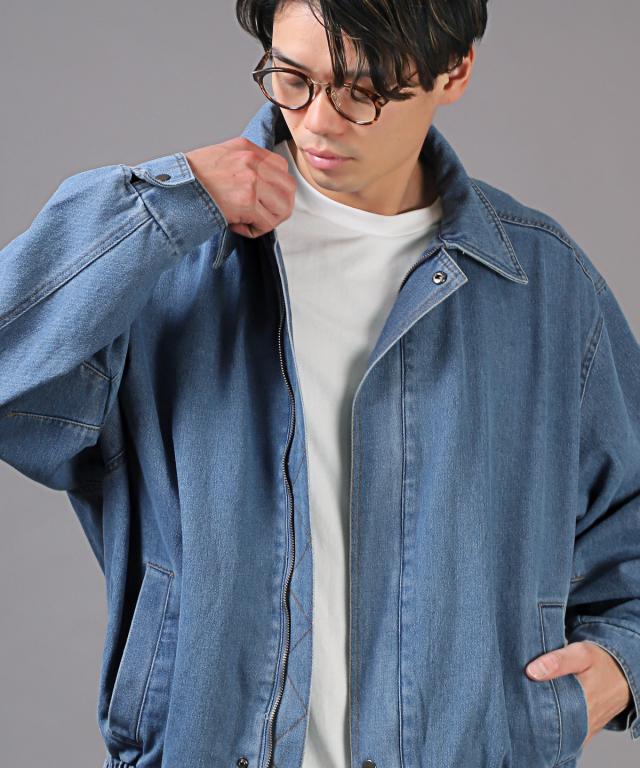 FULLCOUNT ジップアップデニムランチジャケット ボア ブルゾン Gジャン FULLCOUNT ジップアップデニムランチジャケット ボア ブルゾン G