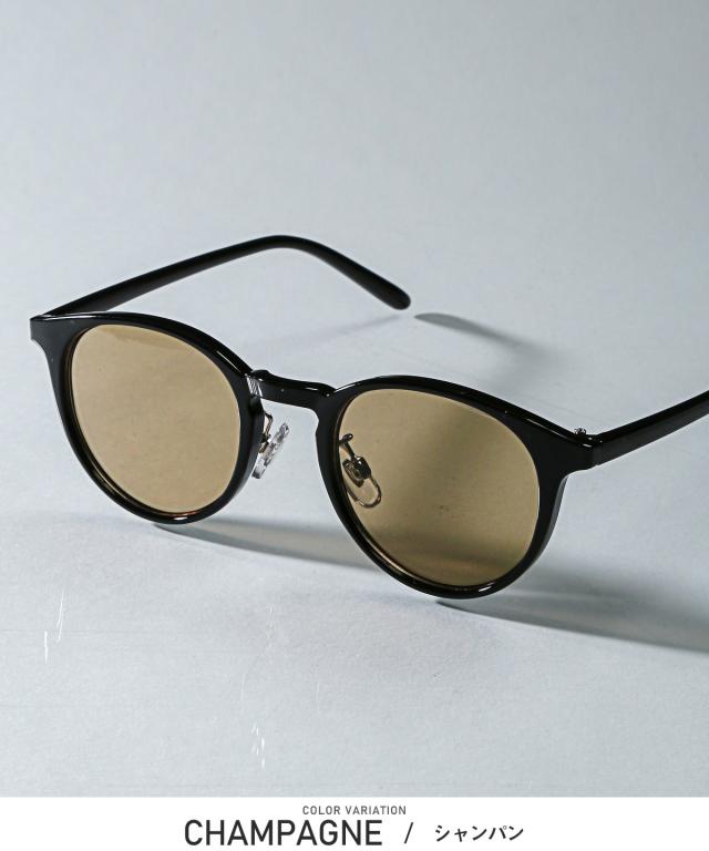 ボストンサングラス・メンズサングラス・だてめがね・伊達眼鏡・カラサン・紫外線対策・UV対策・色付きレンズ・細め・男女兼用・カジュアル 8