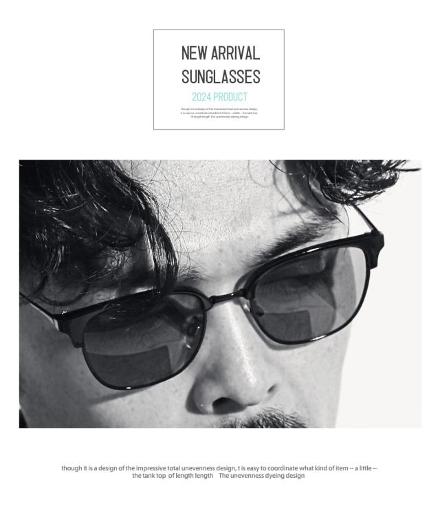 サーモントサングラス・メンズサングラス・グラサン・おしゃれ・度なし・紫外線対策・UV対策・色付きレンズ・男女兼用・シンプル・ギフト 6