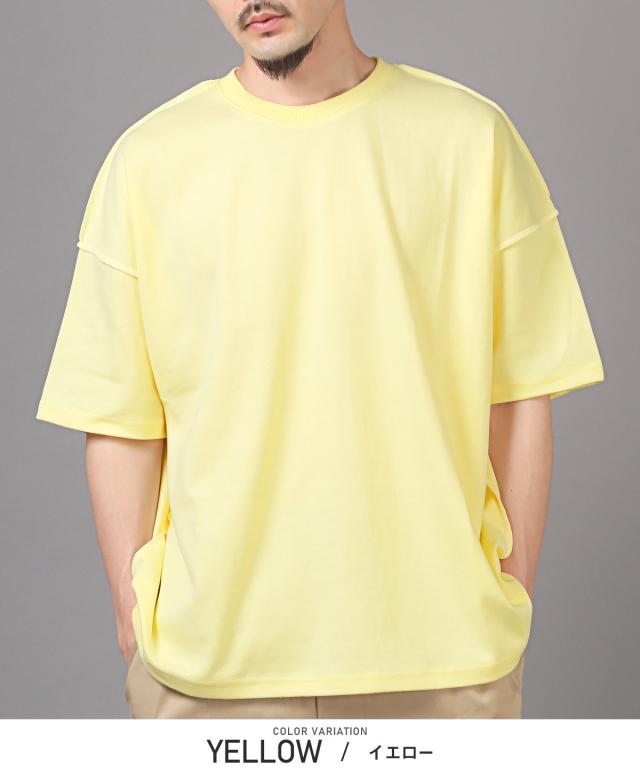 無地ステッチ半袖Tシャツ・半袖Tシャツ・メンズTシャツ・ビッグTシャツ・ユニセックス・アウトステッチ・オーバーサイズ・シンプル・推し活 13