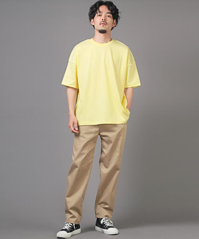 無地ステッチ半袖Tシャツ・半袖Tシャツ・メンズTシャツ・ビッグTシャツ・ユニセックス・アウトステッチ・オーバーサイズ・シンプル・推し活 14