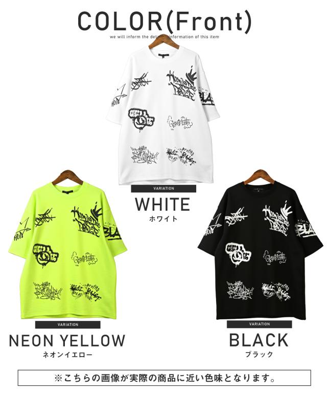 総柄タギング半袖Tシャツ・メンズTシャツ・オーバーサイズ・ストリート・カジュアル・スケーター・ユニセックス・おしゃれ 18