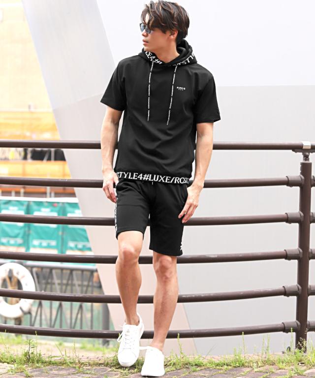 送料無料・LUXE/R(ラグジュ)ポンチリブジャガードショートパンツ・ハーフパンツ・メンズパンツ・ルームウェア・父の日・カジュアル 5