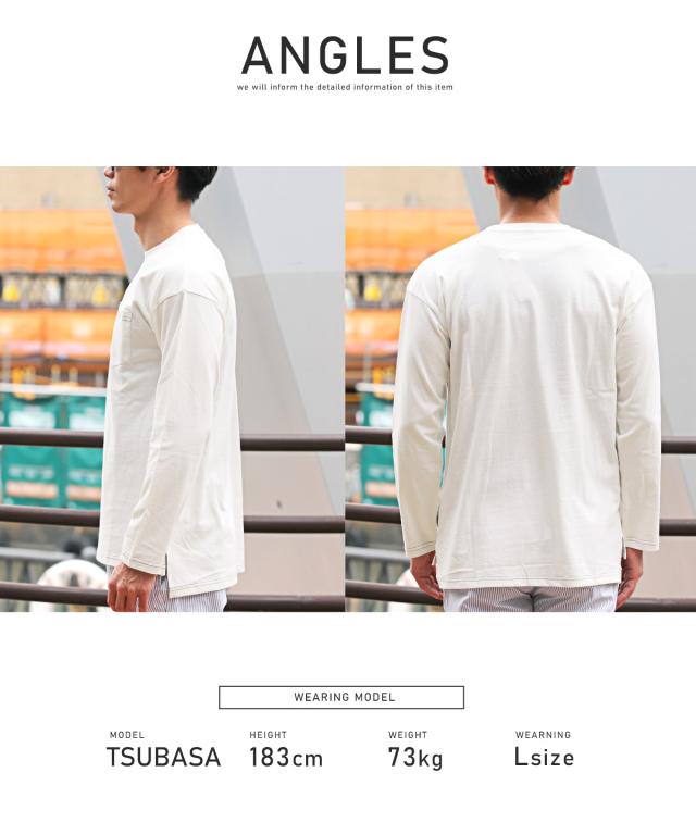 無地胸ポケットロンT・オーバーサイズ・BIG・ユニセックス・長袖Tシャツ・カットソー・コットン・綿・シンプル・カジュアル・アメカジ 11