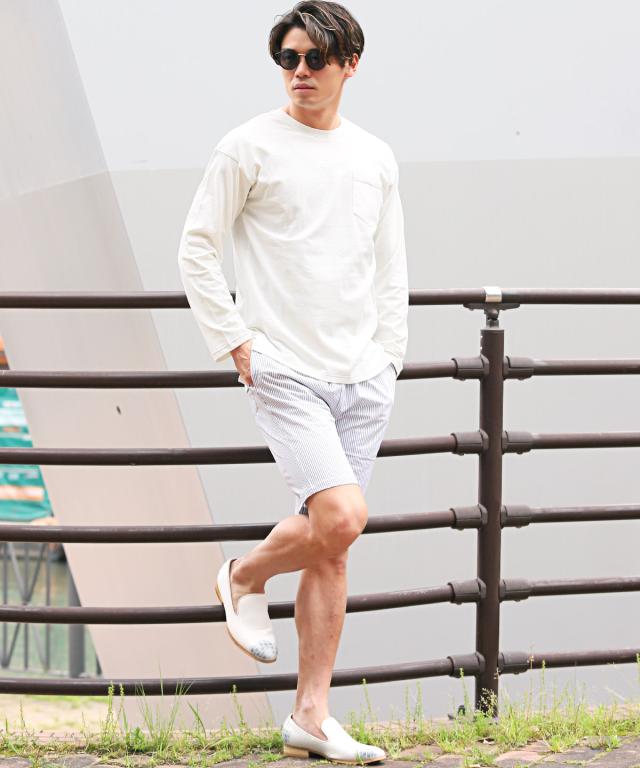 無地胸ポケットロンT・オーバーサイズ・BIG・ユニセックス・長袖Tシャツ・カットソー・コットン・綿・シンプル・カジュアル・アメカジ 3