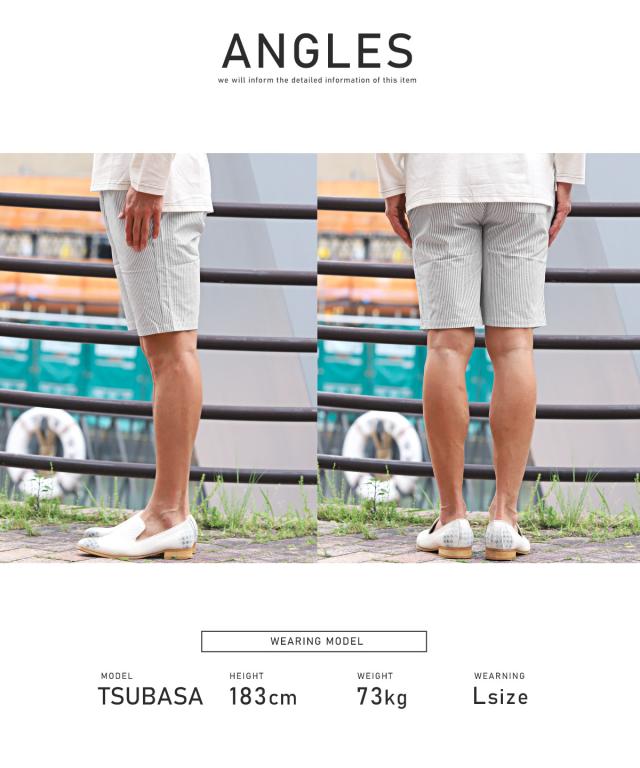 シアサッカーショートパンツ・ショーツ・メンズショートパンツ・ボトムス・軽量・通気性・ワンマイルウェア・カジュアル・シンプル 11