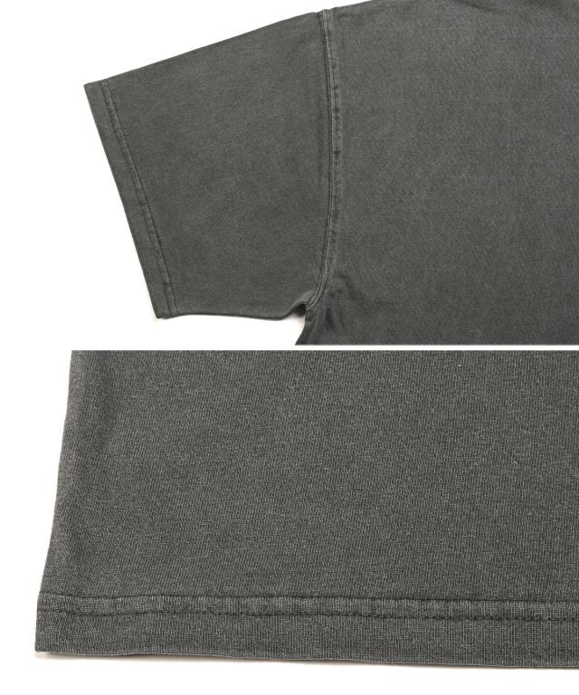 胸ポケット付きピグメントBIG半袖Tシャツ・メンズTシャツ・ユニセックス・カットソー・無地・オーバーサイズ・綿・アメカジ・おしゃれ 13