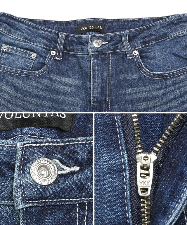 送料無料・ストレッチスキニーデニムパンツ・ズボン・スリムパンツ・伸縮性・ヴィンテージ・アメカジ・カジュアル・おしゃれ・父の日・ギフト 10