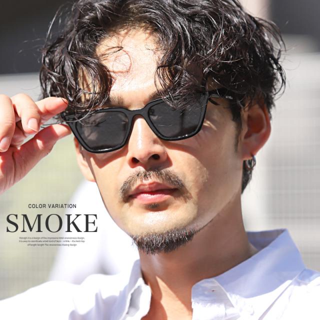 UVカットフラットレンズサングラス・ウェリントンサングラス・スクエアサングラス・メンズ小物・男女兼用・グラサン・セレブ・カジュアル・モード 4