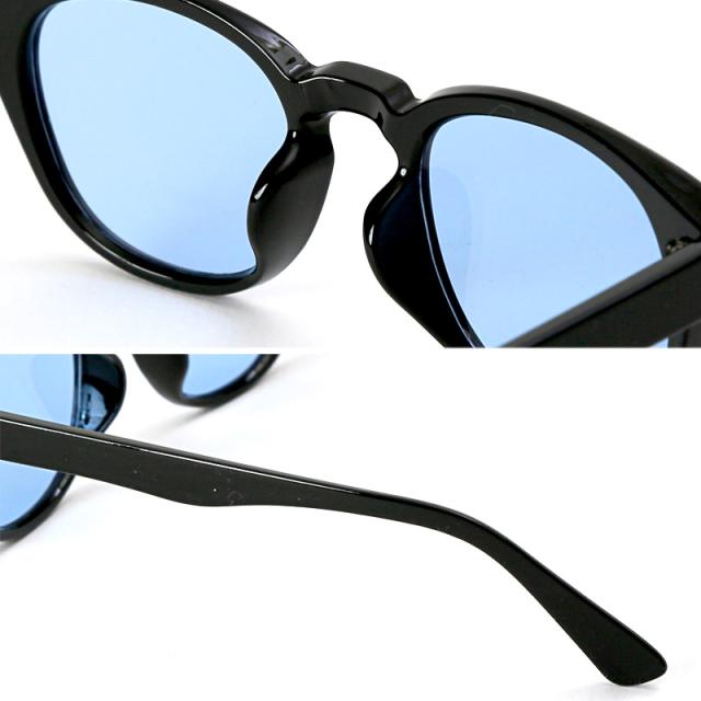 UVカットウェリントンサングラス・アイウェア・夏・ビーチ・海・青・黒・茶・メンズサングラス・ユニセックス・紫外線カット・カジュアル・セレブ 9