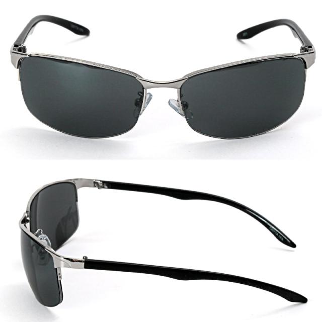 UVカットメタルフレームスクエアサングラス・めがね・メガネ・紫外線対策・ヤンキー・ホスト・ちょいワル・悪・サロン系・キレカジ系・運転 6