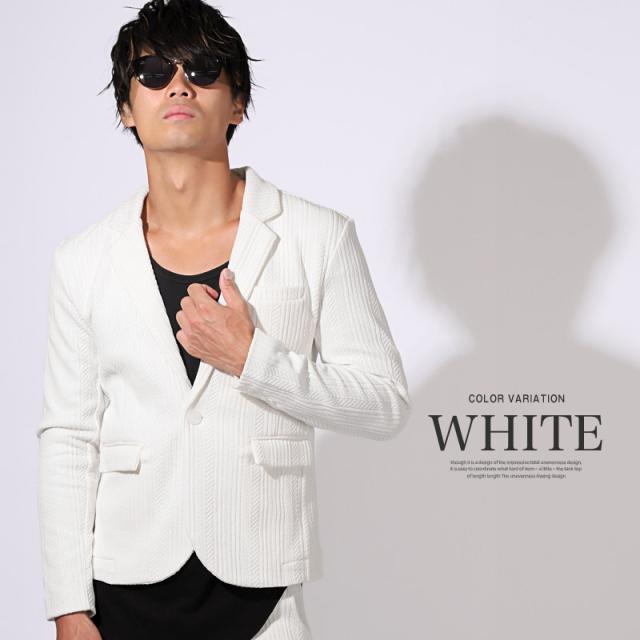 送料無料・Bernings・Sho(バーニングショー)パターンニットテーラードジャケット・カジュアルスーツ・セットアップ・春服・秋服・大人 6