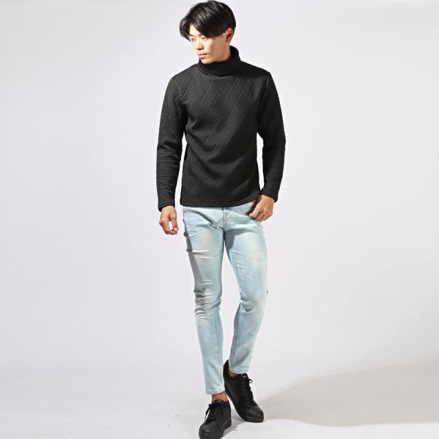 送料無料・ケミカルウォッシュスキニーデニムパンツ・スキニーパンツ・ボトムス・細身・タイト・ヴィンテージ・古着・アメカジ・大人 9