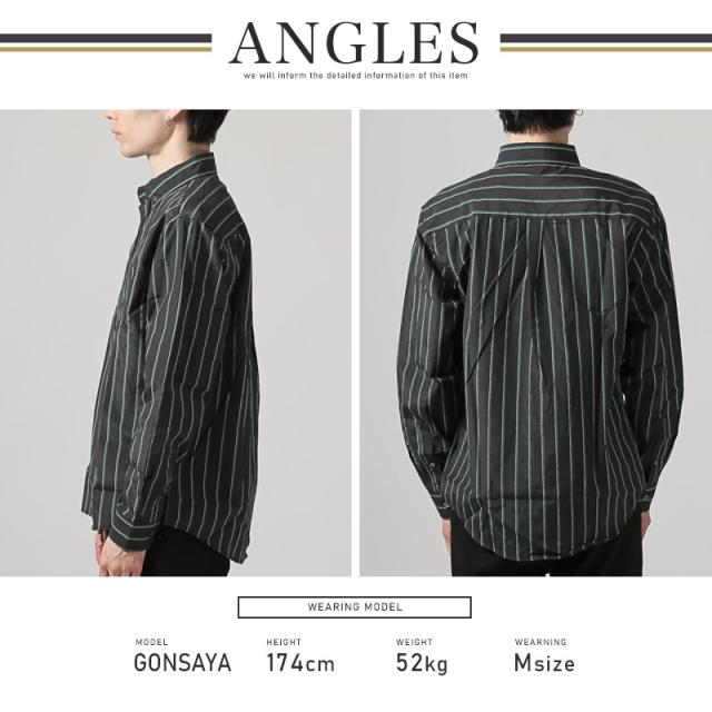 総柄ボタンダウン長袖シャツ・トップス・ワイシャツ・柄シャツ・ユニセックス・カジュアルシャツ・ビジネス・フォーマル・父の日・大人 13