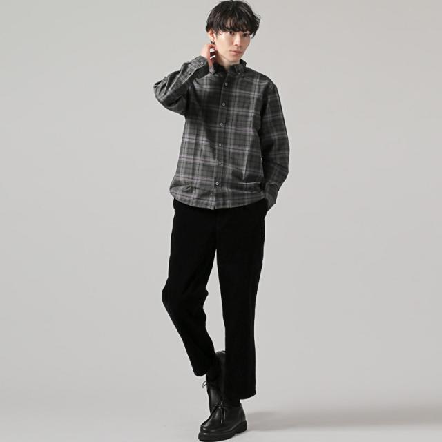 総柄ボタンダウン長袖シャツ・トップス・ワイシャツ・柄シャツ・ユニセックス・カジュアルシャツ・ビジネス・フォーマル・父の日・大人 10