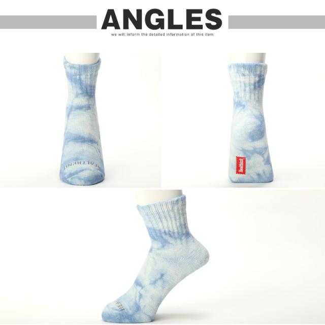 Healthknit(ヘルスニット)タイダイ染めショートソックス2足セット・くつ下・おしゃれ・プレゼント・ギフト・カジュアル・ストリート・綿 4