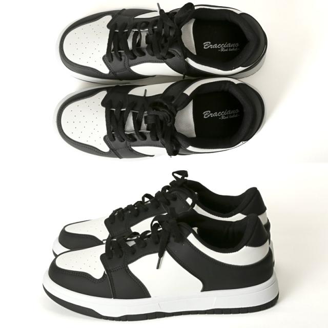 Bracciano(ブラッチャーノ)クッションインソールローカットスニーカー・シンプル・カジュアル・ストリート・通勤・通学・スポーツ・ウォーキング 9