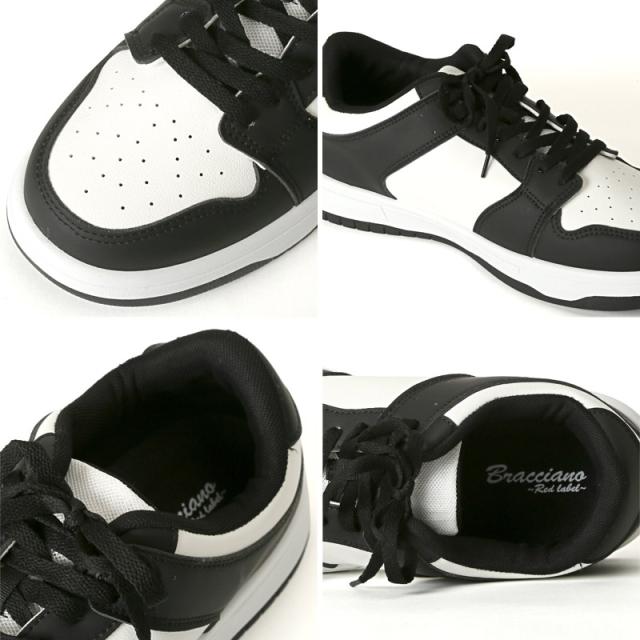 Bracciano(ブラッチャーノ)クッションインソールローカットスニーカー・シンプル・カジュアル・ストリート・通勤・通学・スポーツ・ウォーキング 11