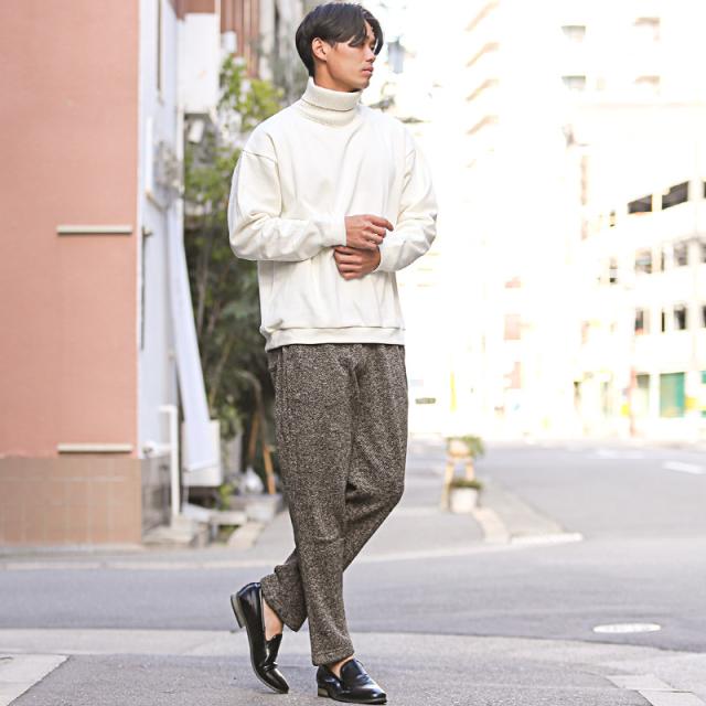 メランジフリースパンツ・冬用・冬物・極暖・防寒着・ゴルフウェア・ストレッチ・伸縮性・ルームウェア・通勤・シンプル・大人・リラックス 6