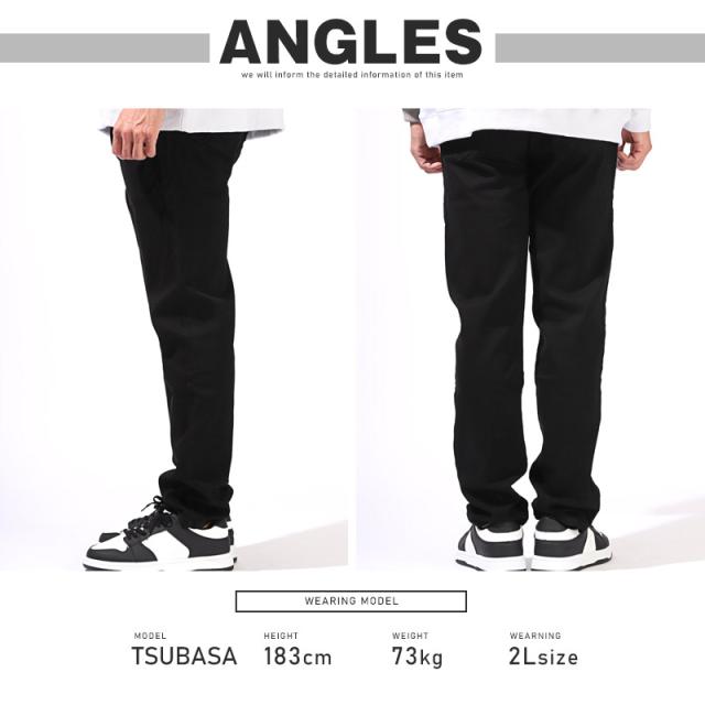 ビッグサイズデニムテーパードパンツ・ボトムス・ズボン・ストレッチ・伸縮性・オールシーズン・シンプル・美脚・おしゃれ・カジュアル 9