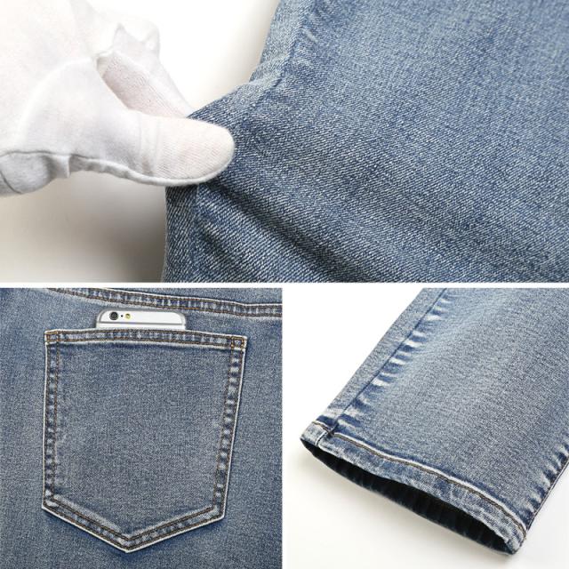 ビッグサイズデニムテーパードパンツ・ボトムス・ズボン・ストレッチ・伸縮性・オールシーズン・シンプル・美脚・おしゃれ・カジュアル 11