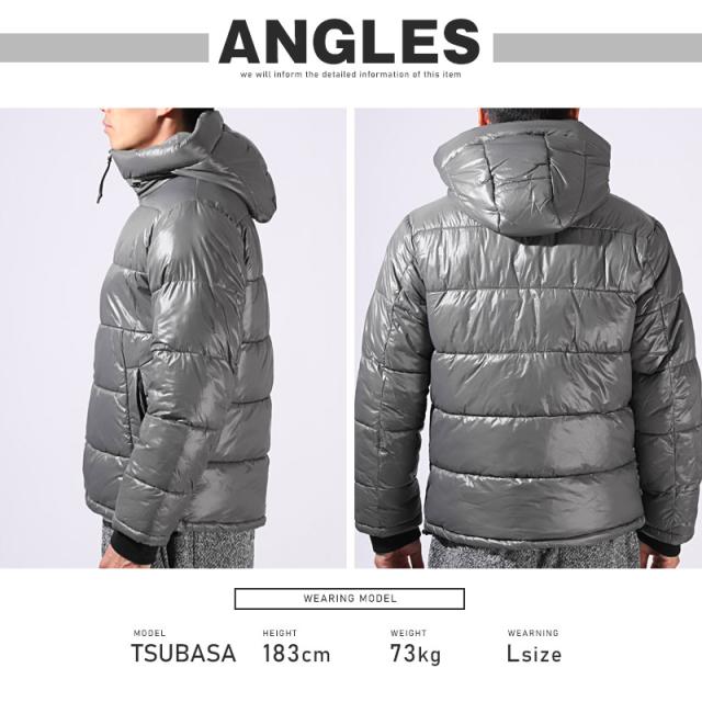 シレー加工中綿フードブルゾン・アウター・ダウンジャケット・男女兼用・ユニセックス・おしゃれ・ストリート・カジュアル・軽い・防寒 12