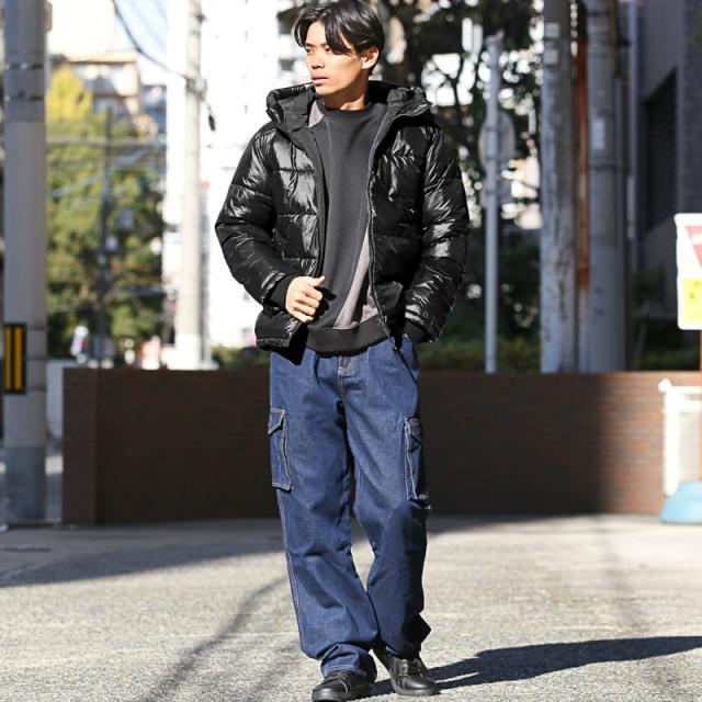 シレー加工中綿フードブルゾン・アウター・ダウンジャケット・男女兼用・ユニセックス・おしゃれ・ストリート・カジュアル・軽い・防寒 7